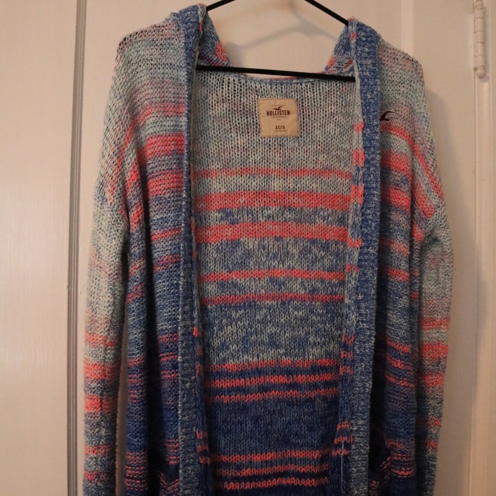 Hollister knit hooded cardigan